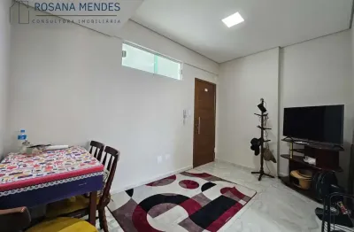 Apartamento para venda em santos, josé menino, 2 dormitórios, 1 banheiro, 1 vaga