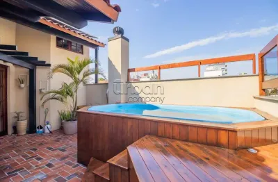 Cobertura com 3 quartos à venda na rua dona eugênia, 1206, santa cecília, porto alegre por r$ 999.000