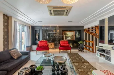 Casa em condomínio fechado com 4 quartos à venda na rua attílio bilibio, 120, central parque, porto alegre por r$ 2.500.000