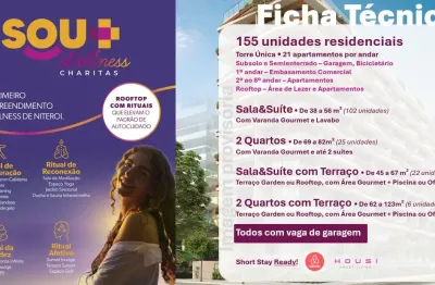 Apartamento com 1 quarto à venda no Charitas, Niterói 