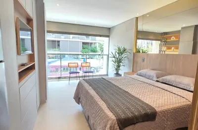 Studio nunca habitado mobiliado à venda no jardim paulista – pronto para morar ou investir!