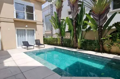 Excelente casa para venda / locação em condomínio fechado  semi - mobiliada - alphaville/tamboré