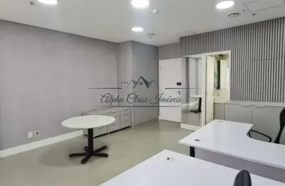 Vendo ou alugo sala mobiliada em alphaville - new worker tower