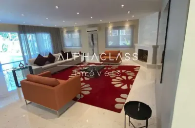 Alugo casa em alphaville - residencial tamboré 10 - mobiliada