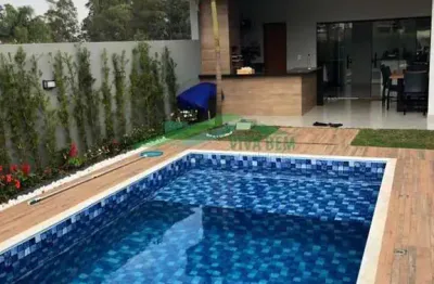 Casa em condomínio para locação em porangaba, ninho verde i eco residence, 3 dormitórios, 3 suítes, 1 banheiro, 2 vagas