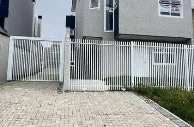 Lindo sobrado em condomínio com 3 quartos 1 suíte e varanda gourmet, 120,04m², à venda em curitiba, xaxim