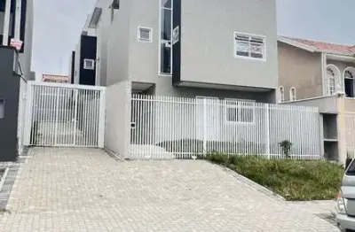 Lindo sobrado em condomínio com 3 quartos 1 suíte e varanda gourmet, 120,04m², à venda em curitiba, xaxim