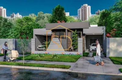 Maravilhosa casa nova moderna com 3 quartos 1 suíte , 124,28m², à venda em são josé dos pinhais, bom jesus