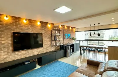 Apartamento mobiliado, 3 suíte, 125m², setor marista, goiânia (go)