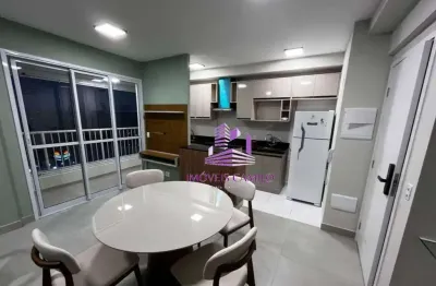 Apartamento mobiliado com 1 dormitório para alugar, 45 m²  - bethaville i - barueri/sp
