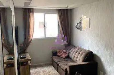 Apartamento à venda com 45 m² no praça estação, jardim são luiz - jandira/sp.