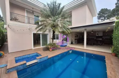 Casa com 4 suítes para alugar, 400 m² - alphaville conde ii - barueri/sp