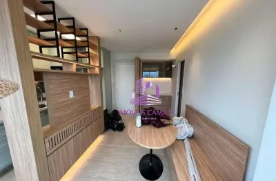Apartamento mobiliado com 2 dormitórios para alugar, 45 m² - bethaville i - barueri/sp