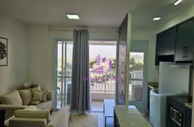 Apartamento mobiliado para alugar, 45 m² - bethaville i - barueri/sp