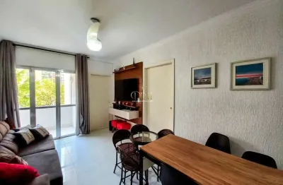 Apartamento para venda na praia das pitangueiras, 02 dormitórios, com sacada, 02