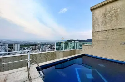 Cobertura com 3 dormitórios, 318 m² - locação anual por r$16.800,00 - tombo - gu