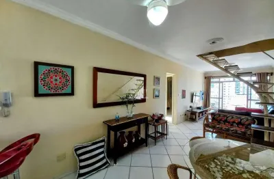 Cobertura com 2 dormitórios à venda, por r$ 750.000 - pitangueiras - guarujá/sp