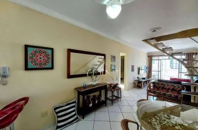 Cobertura com 2 dormitórios à venda, 150 m² por R$ 750.000,00 - Pitangueiras - Guarujá/SP