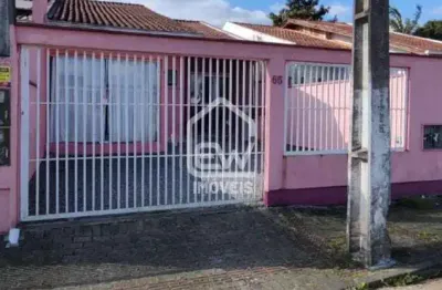 Casa geminada no residencial champagnat iv com 65m² em schroeder, sc