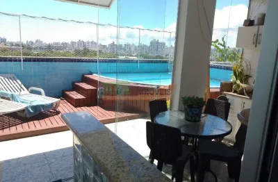 Cobertura com 3 quartos à venda na rua gentil sandin, 380, praia comprida, são josé por r$ 900.000