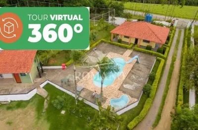 Chácara com 5 dormitórios à venda, 7000 m² por r$ 1.200.000,00 - jundiacanga - araçoiaba da serra/sp
