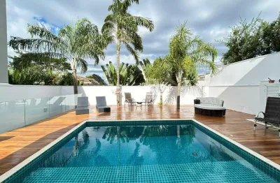Casa com 3 suítes e piscina para alugar no swiss park - campinas
