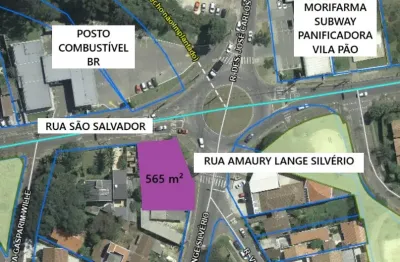 Terreno à venda na Rua São Salvador, 319, Pilarzinho, Curitiba
