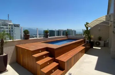 Linda cobertura no condomínio 360 on the park - peninsula - barra da tijuca - rio de janeiro