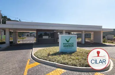 Imobiliária cilar vende terreno no santa cândida em condomínio fechado com 136m², ref. 100776.001-cilar