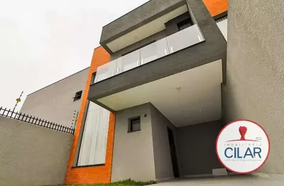 Imobiliária cilar vende sobrado 3 quartos no portão com 120,82m², ref. 100911.001-cilar