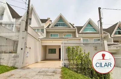 Imobiliária cilar vende sobrado triplex 3 quartos no uberaba com 227,60m², ref. 100922.001-cilar