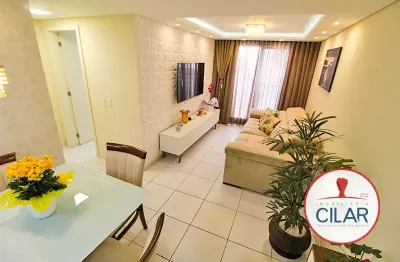Imobiliária cilar vende apartamento 2 quartos no santa cândida com 68,59m², ref. 100923.001-cilar