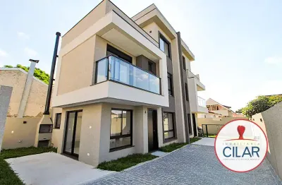 Imobiliária cilar vende sobrado tríplex 3 quartos no portão com 109,78m², ref. 100949.004-cilar