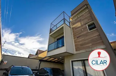 Imobiliária cilar vende sobrado 3 quartos no boa vista com 124,31m², ref. 100124.002-cilar