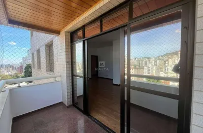 Apartamento de 121m² com varanda e área de lazer no serra