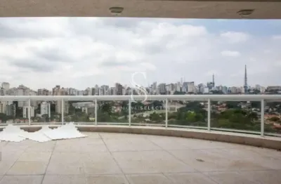 Condomínio edifício contemplare pacaembu, perdizes, cobertura duplex de 417m², 3 suítes, 4 banheiro,