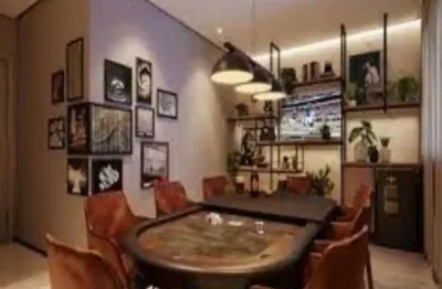 Apartamento de 58m² com 2 dormitórios (1 suíte), 2 banheiros e uma vaga á venda chác. sto antonio