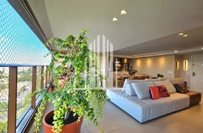 Apartamento à venda no brooklin novo - 3 quartos, 3 suítes, 3 salas e 146 m² de áreaimóvel com ótima localização e infraestrutura completa no coração de são paulo. venha conferir!