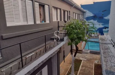Casa assobradada comercial de 1.600m² com piscina para investidor em indianópolis. casa assobradada
