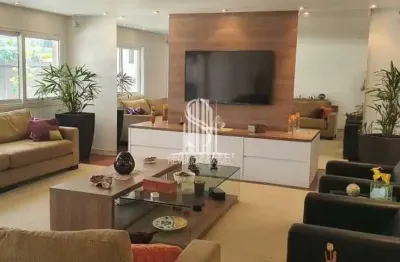 Chácara monte alegre - sobrado de 450m² com 4 dormitórios  sendo 2 suites e 4 vagas