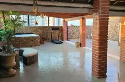 Cobertura no condomínio edifício mansão do estoril na vila santo estéfano com 260m² 3 dormitórios 1 suíte 2 banheiros 2 vagas