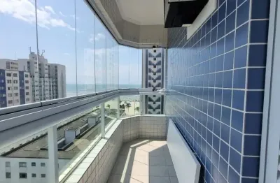 Excelente apartamento vista mar - guilhermina - praia grande