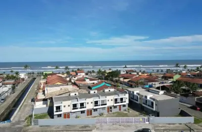 Casa em condomínio para venda em mongaguá, itaóca, 2 dormitórios, 2 suítes, 1 banheiro, 1 vaga