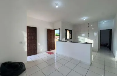 Casa sobreposta para venda em itanhaém, nossa senhora do sion, 1 dormitório, 1 banheiro, 2 vagas