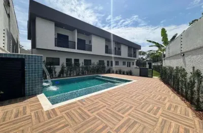 Casa em condomínio para venda em itanhaém, santa julia, 2 dormitórios, 2 suítes, 1 banheiro, 2 vagas