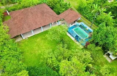 Chácara para venda em itanhaém, jardim aguapeú, 3 dormitórios, 2 banheiros, 8 vagas