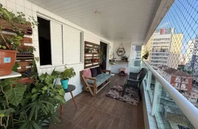 Apartamento para venda em praia grande, ocian, 3 dormitórios, 2 suítes, 1 banheiro, 2 vagas