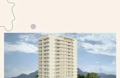 Apartamento para venda em praia grande, guilhermina, 2 dormitórios, 1 suíte, 1 banheiro, 1 vaga