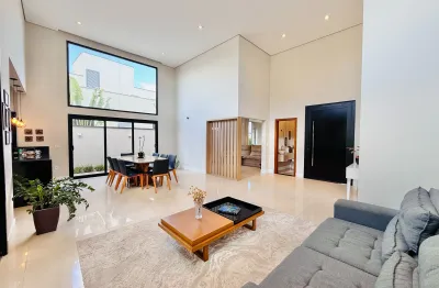 Casa térrea 3 suítes no alphaville nova esplanada 3- votorantim-sp