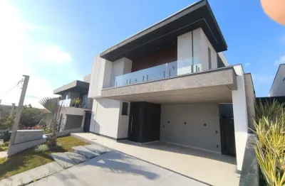 Casa com 4 suítes e escritório no condomínio cyrela landscape, votorantim-sp